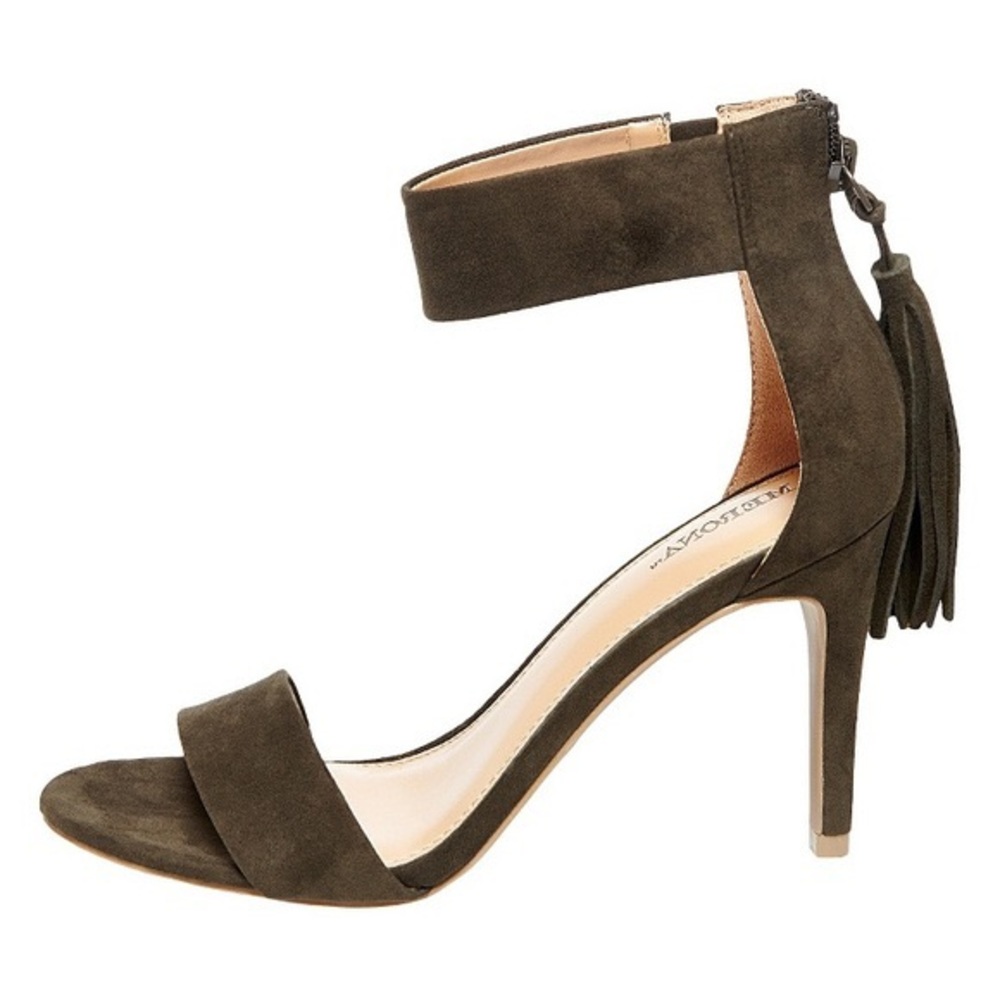 Merona Dark Green Heel W/ Tassel